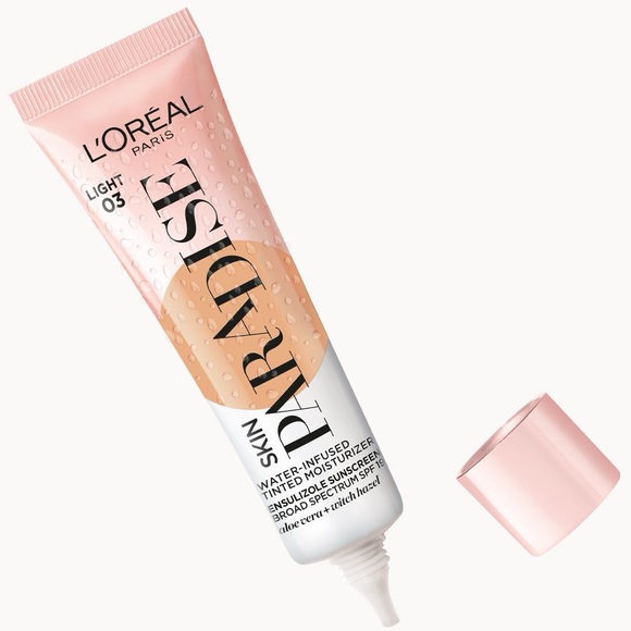 🟠5/$25 NEW L’Oreal Water-Infused Tinted Moisturizer (Light 03) - Picture 3 of 4